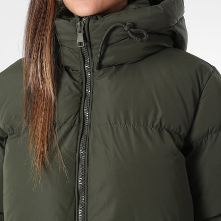 Classic Series - Doudoune Longue Capuche Femme 556 Vert Kaki