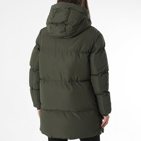 Classic Series - Doudoune Longue Capuche Femme 556 Vert Kaki