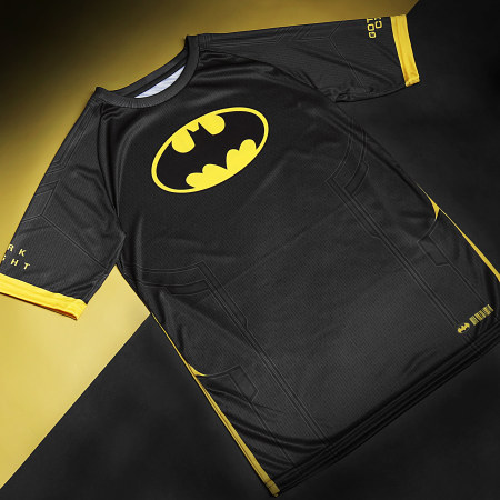 DC Comics - Maillot Collector Jersey Costume Noir Jaune