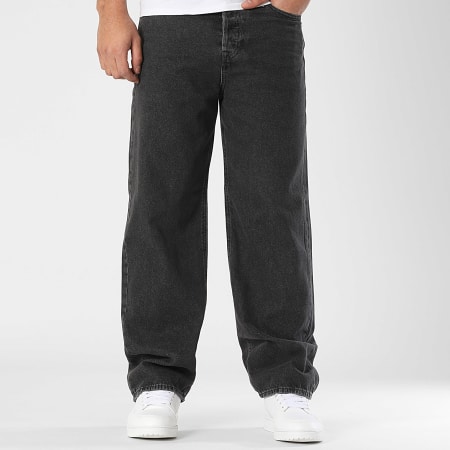 Jack And Jones - Pack de 2 vaqueros baggy fit Alex Original Negro Gris
