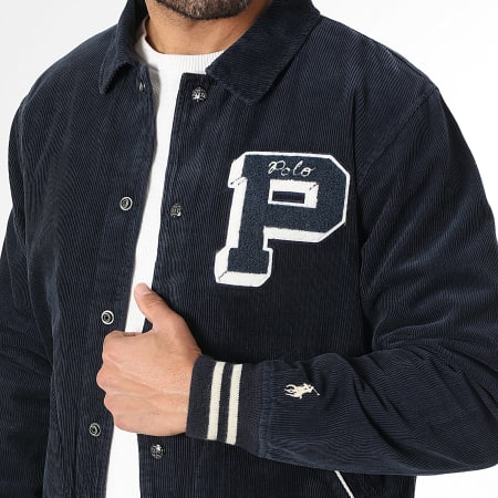 Polo Ralph Lauren - Corduroy Jacket Original Player Navy Beige - Ryses