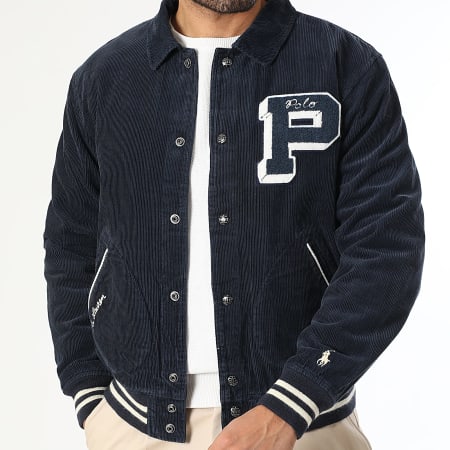 Polo Ralph Lauren - Corduroy Jacket Original Player Navy Beige - Ryses