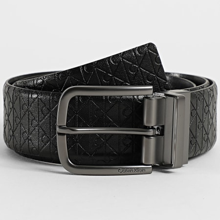 Calvin Klein - Cinturón Reversible Round Buckle Smooth 7042 Negro
