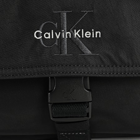 Calvin Klein - Sacoche Bold Flap Messenger 3321 Noir