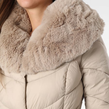 Classic Series - Doudoune Longue Capuche Femme 018 Beige