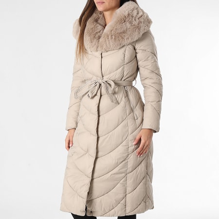Classic Series - Doudoune Longue Capuche Femme 018 Beige