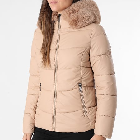 Classic Series - Plumífero con capucha Mujer 023 Beige