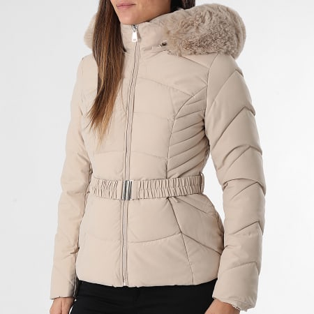 Classic Series - Plumífero con capucha Mujer 071 Beige