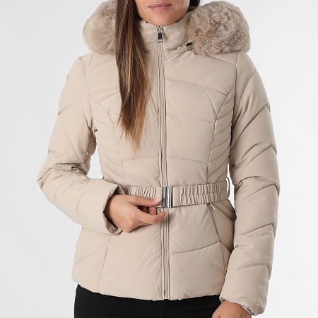 Classic Series - Plumífero con capucha Mujer 071 Beige