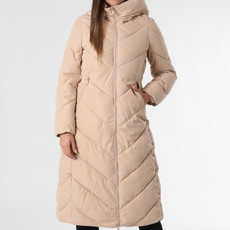 Classic Series - Plumífero Capucha Largo Mujer 317 Beige