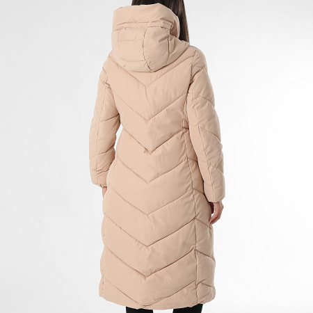 Classic Series - Plumífero Capucha Largo Mujer 317 Beige