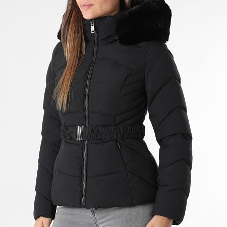 Classic Series - Plumífero con capucha Mujer 071 Negro