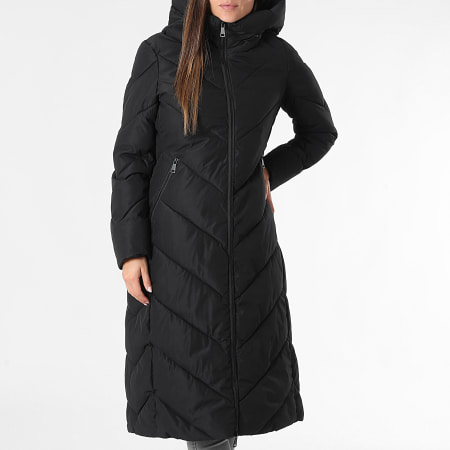 Classic Series - Plumífero Capucha Largo Mujer 317 Negro