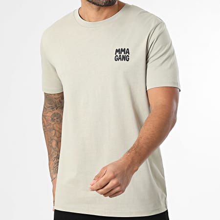 MMA GANG - Tee Shirt Oversize Large MMA GANG Stone Beige