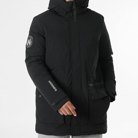 Superdry - Parka Capuche City Padded M5011909A Noir