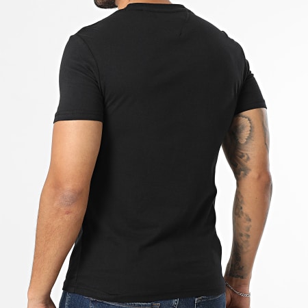 Tommy Jeans - Lot De 2 Tee Shirts Jersey 0687 Noir Vert Kaki