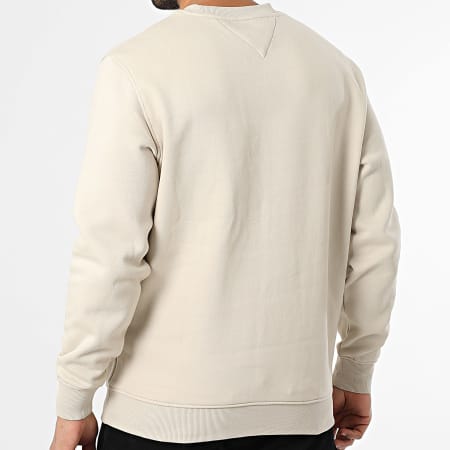 Tommy Jeans - Sweat Crewneck Linear 0249 Beige
