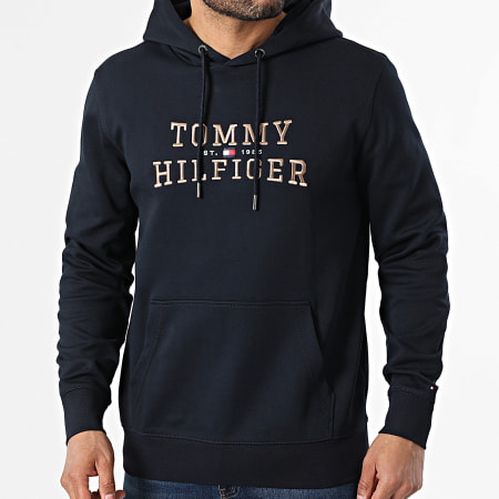 Tommy Hilfiger - Sweat Capuche Icon Intechno 2528 Bleu Marine