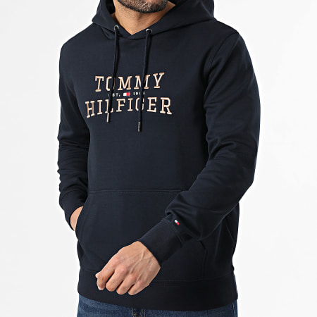 Tommy Hilfiger - Sweat Capuche Icon Intechno 2528 Bleu Marine