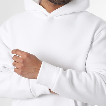 LBO - Sweat Capuche 4071 Blanc