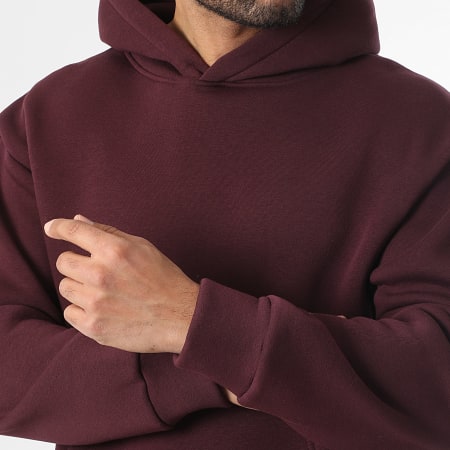 LBO - Sweat Capuche 4075 Bordeaux