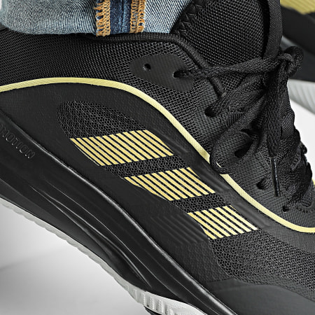 Adidas Sportswear - Baskets Ownthegame 3.0 IF4566 Core Black Gold Metallic Mgh Solid Grey