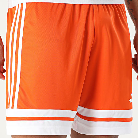 Adidas Sportswear - Short Jogging Squa 25 JC8676 Orange Blanc