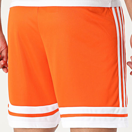 Adidas Sportswear - Short Jogging Squa 25 JC8676 Orange Blanc