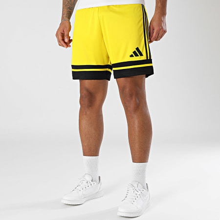 Adidas Sportswear - Short Jogging Squa 25 JH3403 Jaune Noir