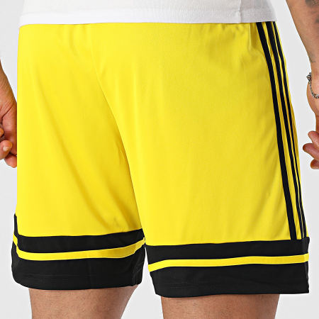 Adidas Sportswear - Short Jogging Squa 25 JH3403 Jaune Noir