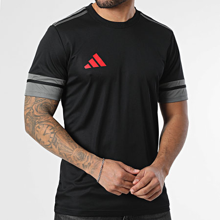 Adidas Sportswear - Tee Shirt Squa 25 JN4450 Noir Gris