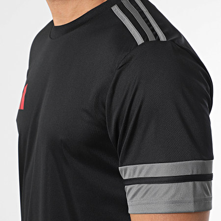 Adidas Sportswear - Tee Shirt Squa 25 JN4450 Noir Gris