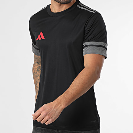 Adidas Sportswear - Tee Shirt Squa 25 JN4450 Noir Gris