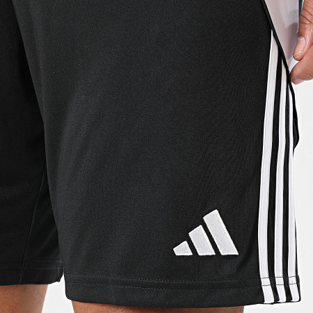 Adidas Sportswear - Short Jogging A Bandes Tiro 24 IR9376 Noir Blanc
