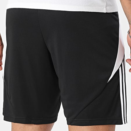 Adidas Sportswear - Short Jogging A Bandes Tiro 24 IR9376 Noir Blanc