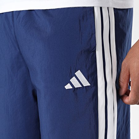 Adidas Sportswear - Pantalon Jogging A Bandes Stanford 3 Stripes JE6400 Bleu Marine Blanc