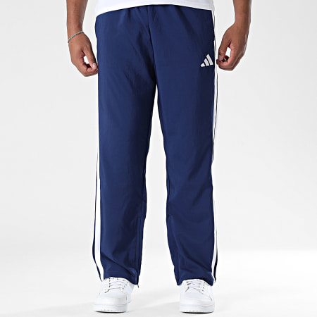 Adidas Sportswear - Pantalon Jogging A Bandes Stanford 3 Stripes JE6400 Bleu Marine Blanc