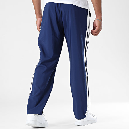 Adidas Sportswear - Pantalon Jogging A Bandes Stanford 3 Stripes JE6400 Bleu Marine Blanc