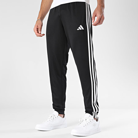 Adidas Sportswear - Pantalon Jogging A Bandes Tiro Essential JP2529 Noir Blanc