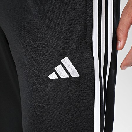 Adidas Sportswear - Pantalon Jogging A Bandes Tiro Essential JP2529 Noir Blanc