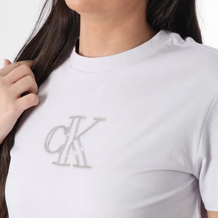Calvin Klein - Tee Shirt Femme E827G Violet Clair