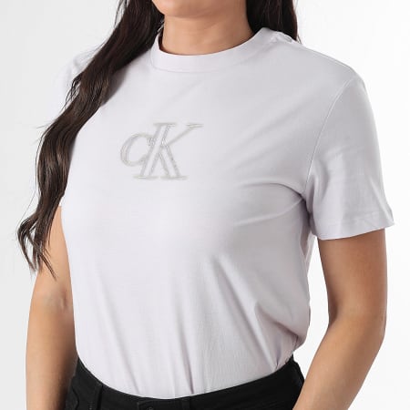 Calvin Klein - Tee Shirt Femme E827G Violet Clair