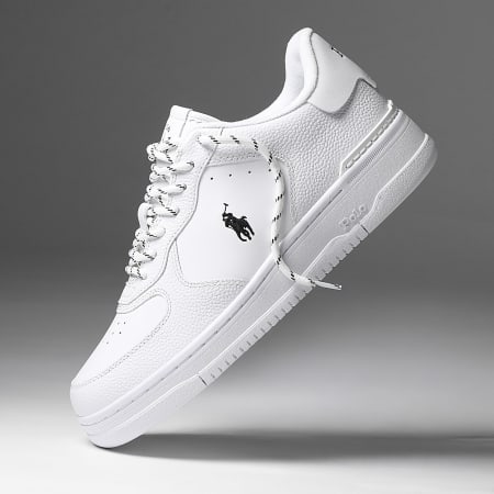 Polo Ralph Lauren - Sneaker Masters Court Wit Zwart x SUPERLACED