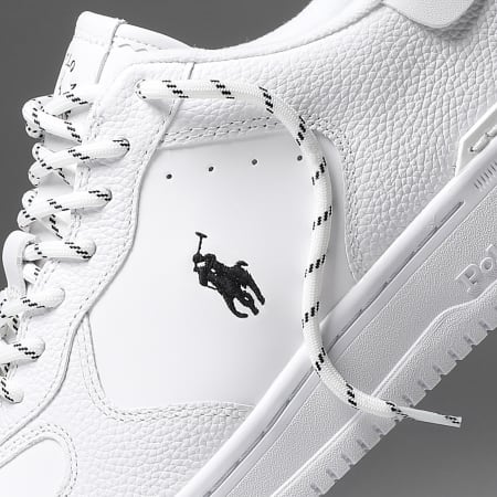 Polo Ralph Lauren - Sneaker Masters Court Wit Zwart x SUPERLACED