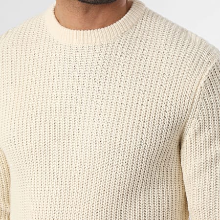 Paname Brothers - Jersey Canalé 1011 Beige Claro