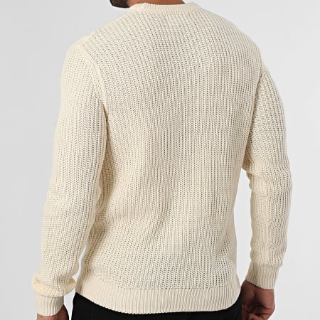 Paname Brothers - Jersey Canalé 1011 Beige Claro