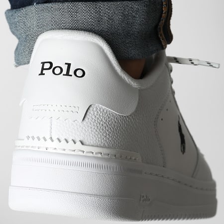 Polo Ralph Lauren - Sneaker Masters Court Wit Zwart x SUPERLACED