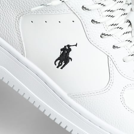 Polo Ralph Lauren - Sneaker Masters Court Wit Zwart x SUPERLACED