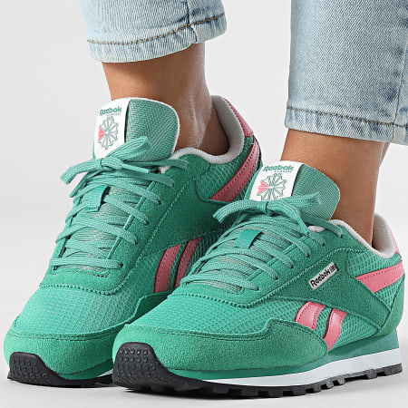 reebok shoes reebok gl 2620 green Buty Reebok Reebok Gl 2620 Femme 2016 Reebok Chaussures Reebok Npc Femme  Verte Baskets Blanches/Vertes