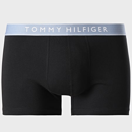 Tommy Hilfiger - Lot De 3 Boxers 3457 Noir Noir Bleu Clair Beige Vert Kaki Clair